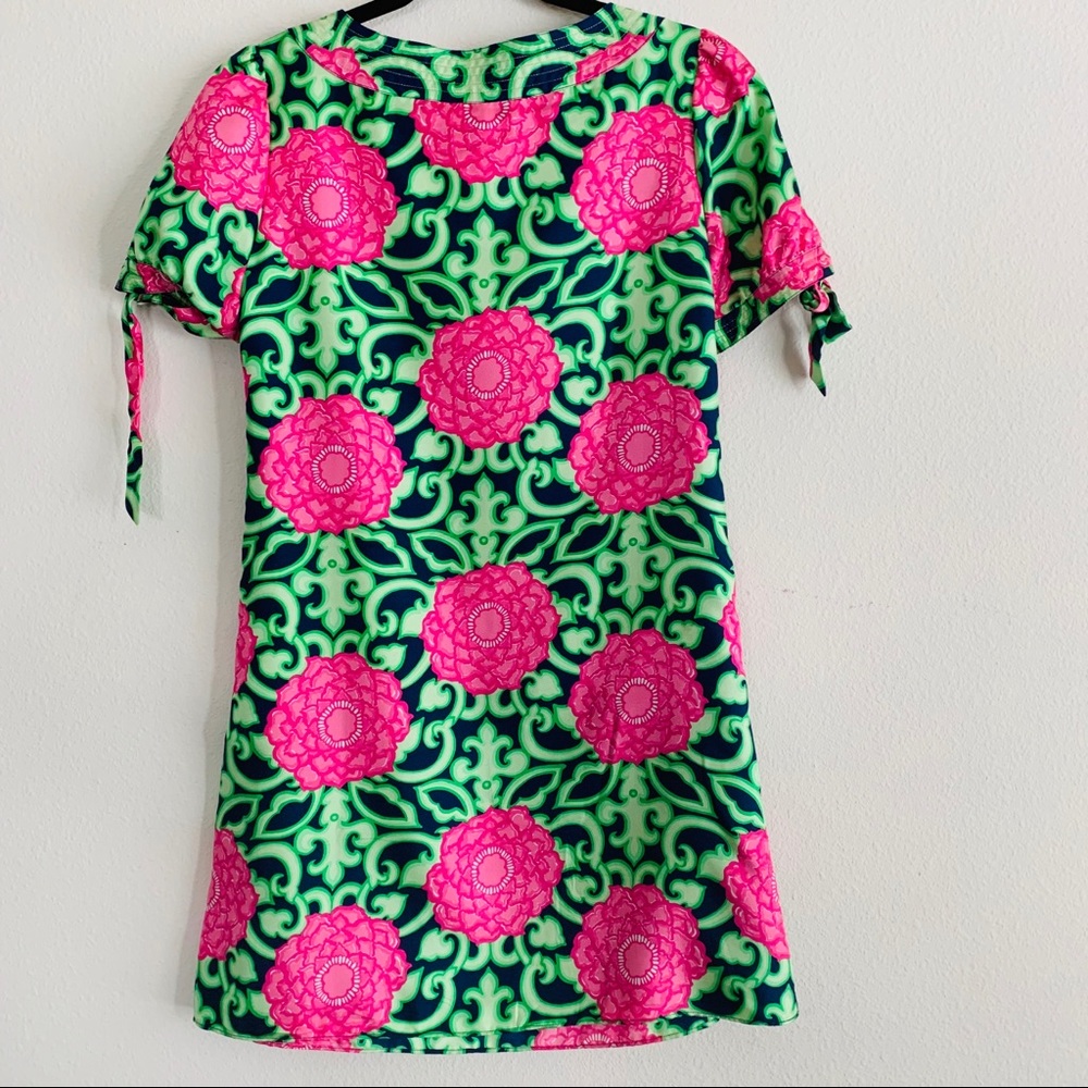 Lilly Pulitzer Floral Scroll Shift Dress - Picture 5 of 5